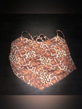 SHEIN Halter Tie Around Crop
